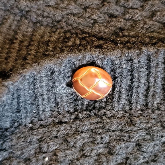 Vintage Orvis 100%‎ wool heavy cardigan jacket size M - Picture 4 of 10